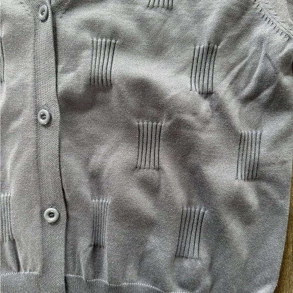 Arach & Cloz Lightweight Cardigan in Periwinkle - Picture 2 of 5